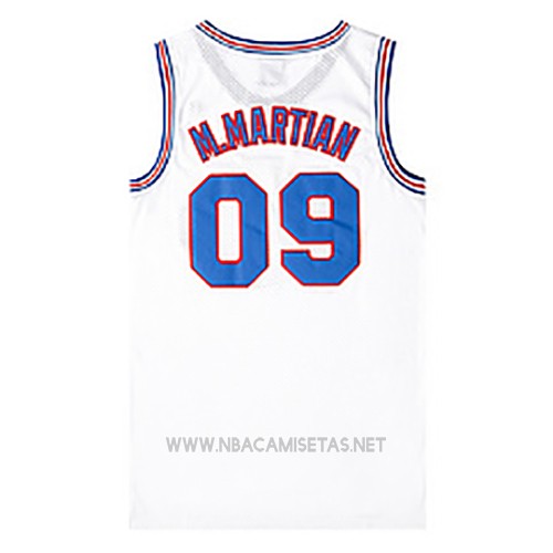 Camiseta Tune Squad M.martian NO 09 Blanco